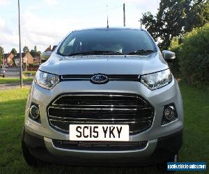 2015 FORD ECOSPORT ZETEC TDCI SILVER 1.5 diesel manual 6k miles SUV