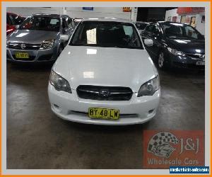 2003 Subaru Liberty MY04 2.5I White Automatic 4sp A Sedan