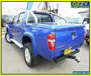 2008 Holden Colorado RC LX (4x4) Blue Manual 5sp M Crew Cab P/Up