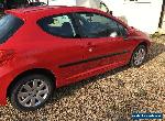 peugeot 207 red 2007 1.4 petrol manual for Sale