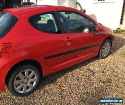 peugeot 207 red 2007 1.4 petrol manual for Sale