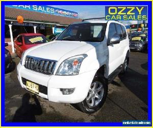 2005 Toyota Landcruiser Prado GRJ120R GXL (4x4) White Automatic 5sp A Wagon