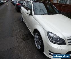 Mercedes-Benz C Class 2.1 C220 CDI AMG Sport 7G-Tronic Plus 5dr Pearl White for Sale