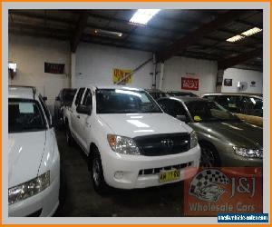 2006 Toyota Hilux GGN15R 06 Upgrade SR White Automatic 5sp A Dual Cab Pick-up