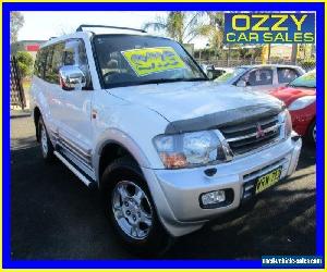 2000 Mitsubishi Pajero NM Exceed LWB (4x4) White Manual 5sp M Wagon