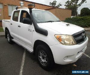 2008 Toyota Hilux KUN26R 07 Upgrade SR (4x4) White Automatic 4sp A