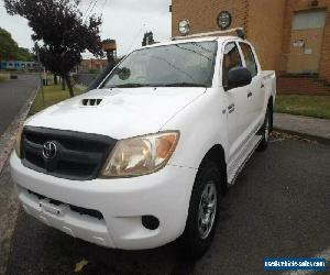 2008 Toyota Hilux KUN26R 07 Upgrade SR (4x4) White Automatic 4sp A