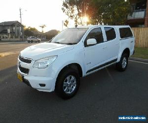 2012 Holden Colorado RG LX (4x4) White Automatic 6sp A Crew Cab Pickup