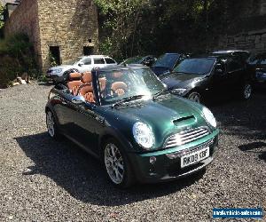 2008 MINI COOPER S SIDEWALK CONVERTIBLE AUTO GREEN NON RUNNER SPARES OR REPAIR