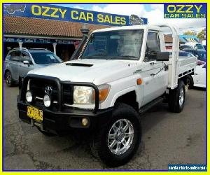 2008 Toyota Landcruiser VDJ79R Workmate (4x4) French Vanilla Cab Chassis