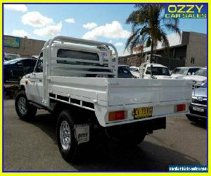 2008 Toyota Landcruiser VDJ79R Workmate (4x4) French Vanilla Cab Chassis