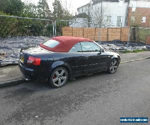 Stunning Black Audi S4 Convertible *Red Roof*  4.2, 6 speed man, Sat Nav!