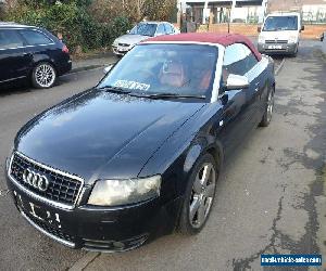 Stunning Black Audi S4 Convertible *Red Roof*  4.2, 6 speed man, Sat Nav!