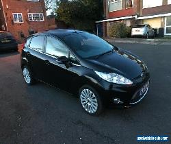 2009 59 FORD FIESTA 1.6 TITANIUM 5DR+BLACK+PETROL+MANUAL+12M MOT+HPI CLEAR for Sale