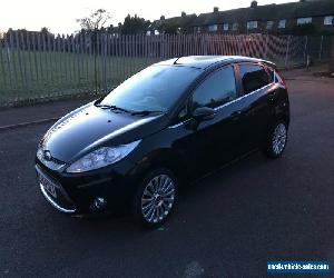 2009 59 FORD FIESTA 1.6 TITANIUM 5DR+BLACK+PETROL+MANUAL+12M MOT+HPI CLEAR