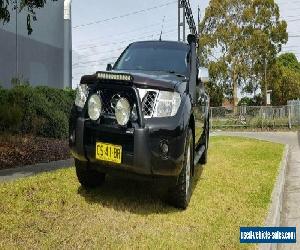 2013 Nissan Navara D40 MY12 ST-X Blackline Edition (4x4) Black Automatic 7sp A