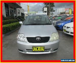 2003 Toyota Corolla ZZE122R Ascent Silver Manual 5sp M Sedan