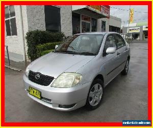 2003 Toyota Corolla ZZE122R Ascent Silver Manual 5sp M Sedan