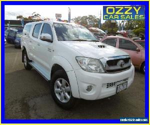 2010 Toyota Hilux KUN26R 09 Upgrade SR5 (4x4) Glacier White Automatic 4sp A