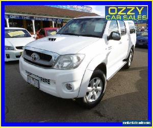 2010 Toyota Hilux KUN26R 09 Upgrade SR5 (4x4) Glacier White Automatic 4sp A