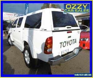 2010 Toyota Hilux KUN26R 09 Upgrade SR5 (4x4) Glacier White Automatic 4sp A