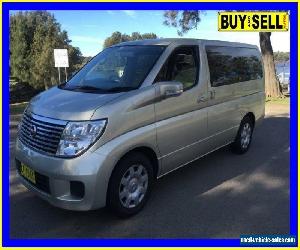 2006 Nissan Elgrand E51 Gold Automatic 5sp A Wagon