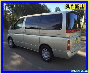 2006 Nissan Elgrand E51 Gold Automatic 5sp A Wagon