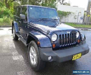 2013 Jeep Wrangler JK MY2014 Unlimited Overland Blue Automatic 5sp A Hardtop for Sale