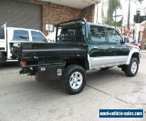 2004 Toyota Hilux KZN165R (4x4) Green Manual 5sp M Dual Cab Chassis