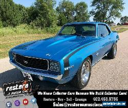 1969 Chevrolet Camaro RSSS 327 Auto, AC, Metallic Blue, Fully Restored for Sale