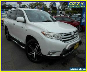 2010 Toyota Kluger GSU40R Grande (FWD) White Automatic 5sp A Wagon