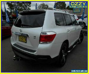 2010 Toyota Kluger GSU40R Grande (FWD) White Automatic 5sp A Wagon