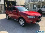 2011 Mitsubishi Outlander ZH VR-X Red Automatic A Wagon for Sale