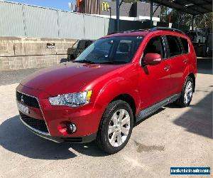 2011 Mitsubishi Outlander ZH VR-X Red Automatic A Wagon