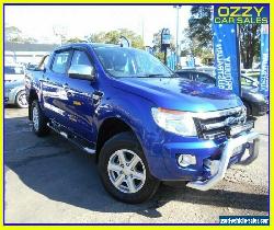 2015 Ford Ranger PX XLT 3.2 (4x4) Blue Automatic 6sp A Dual Cab Utility for Sale