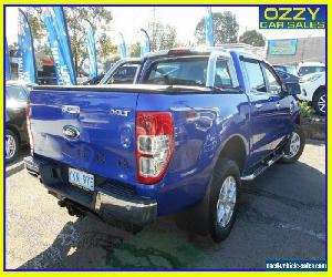 2015 Ford Ranger PX XLT 3.2 (4x4) Blue Automatic 6sp A Dual Cab Utility