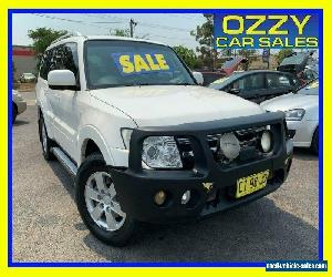 2008 Mitsubishi Pajero NS GLX LWB (4x4) White Automatic 5sp A Wagon for Sale