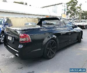 2013 Holden Ute VF SV6 Ute Extended Cab 2dr Man 6sp 3.6i Black Manual M Utility