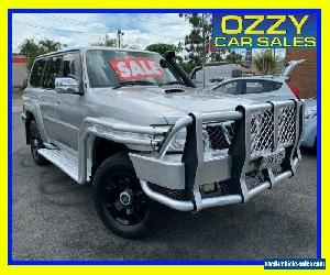 2009 Nissan Patrol GU VI ST-L (4x4) Silver Manual 5sp M Wagon