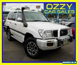 2001 Toyota Landcruiser HDJ100R GXL (4x4) White Manual 5sp M Wagon for Sale