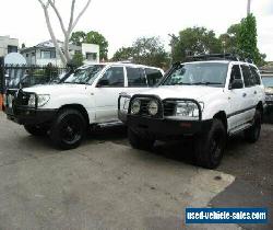 2000 Toyota Landcruiser HZJ105R (4x4) White Manual 5sp M Wagon for Sale