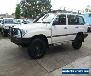 2000 Toyota Landcruiser HZJ105R (4x4) White Manual 5sp M Wagon