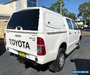 2013 Toyota Hilux KUN26R SR Utility Dual Cab 4dr Auto 4sp 4x4 3.0DT White A