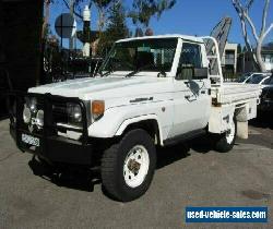 1998 Toyota Landcruiser FZJ75RP (4x4) White Manual 5sp M Cab Chassis for Sale