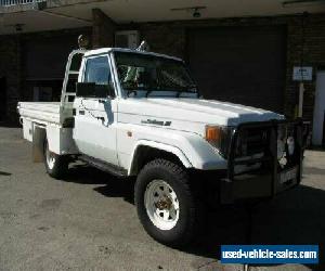 1998 Toyota Landcruiser FZJ75RP (4x4) White Manual 5sp M Cab Chassis