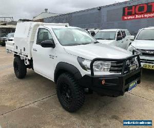 2015 Toyota Hilux GUN126R SR White Automatic A Cab Chassis