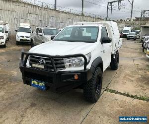 2015 Toyota Hilux GUN126R SR White Automatic A Cab Chassis