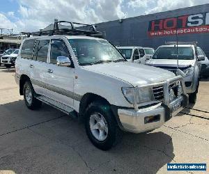 2001 Toyota Landcruiser FZJ105R GXL White Manual M Wagon