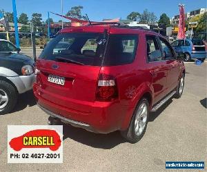 2011 Ford Territory SY MkII Ghia AWD Red Automatic 6sp A Wagon