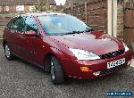 FORD FOCUS GHIA 59000 MILES 1999 Petrol 1.6 5dr MOT Classic Car VGC Burgundy Red for Sale